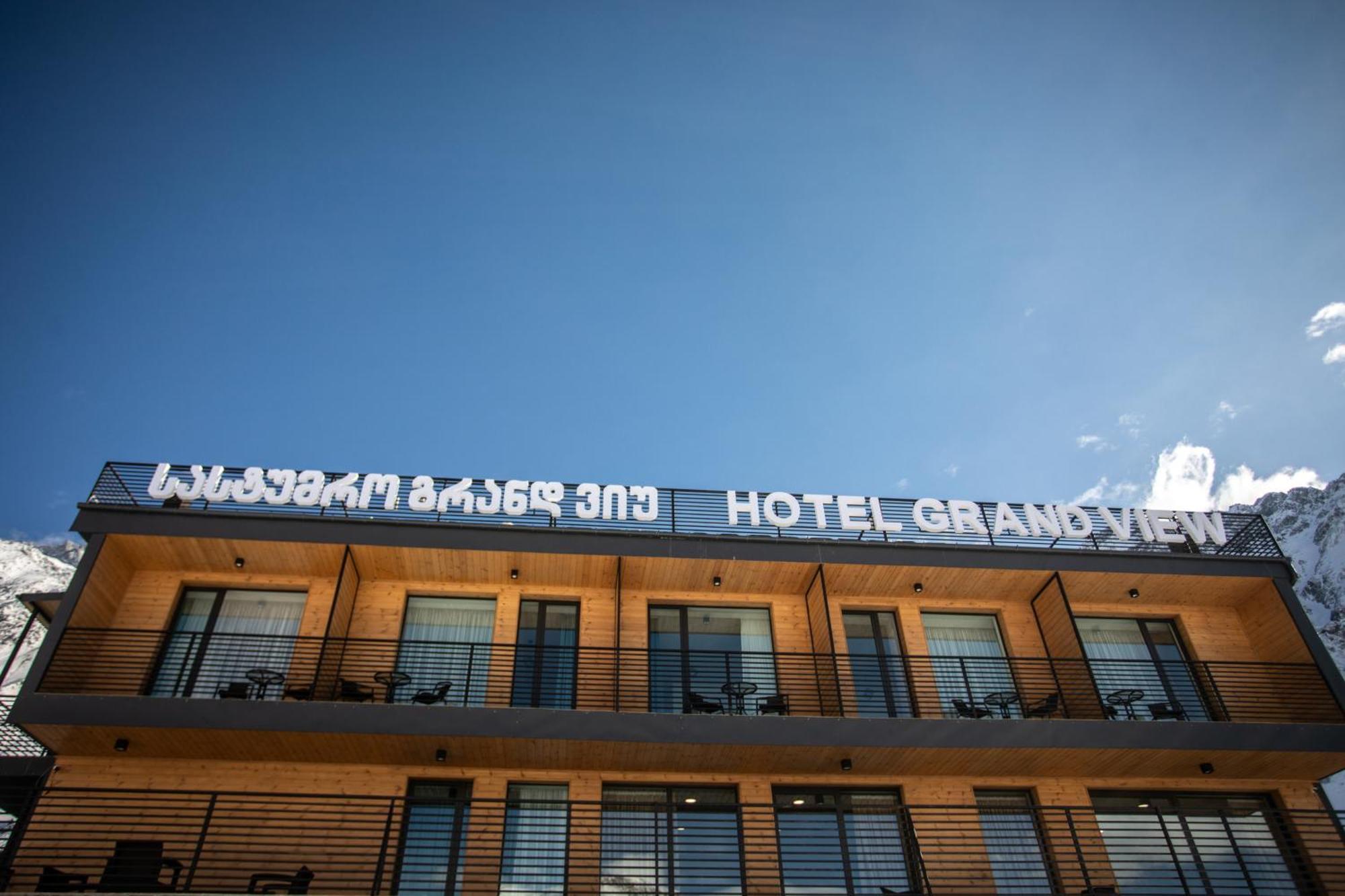 Kazbegi Hotel Grand View Dış mekan fotoğraf