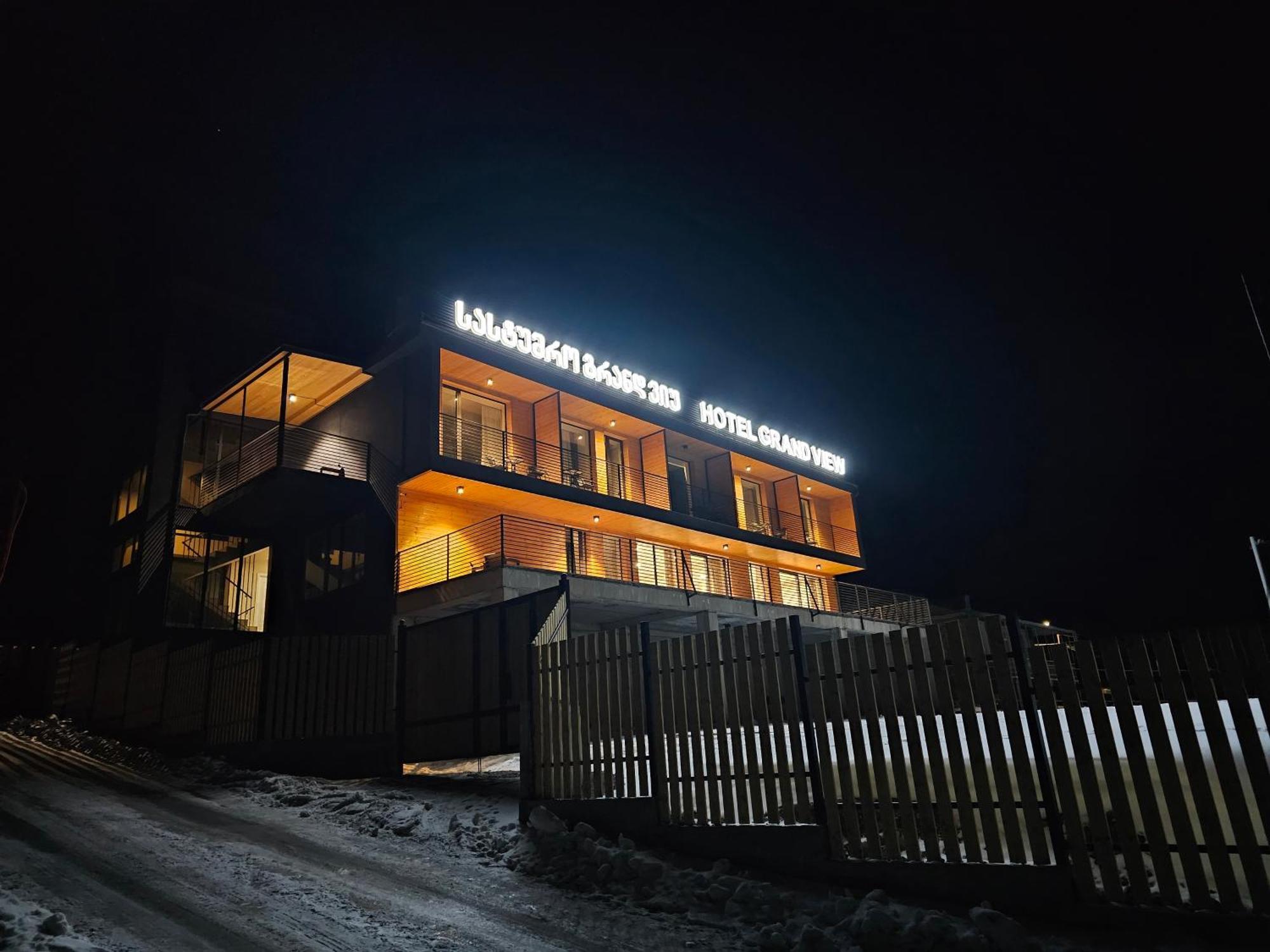 Kazbegi Hotel Grand View Dış mekan fotoğraf