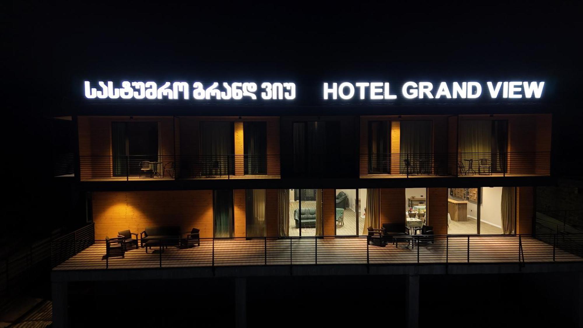 Kazbegi Hotel Grand View Dış mekan fotoğraf